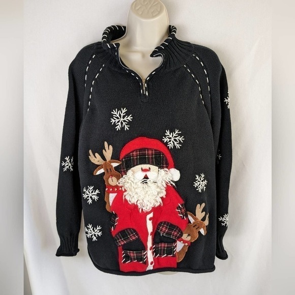 Rainbow‎ Bridge Vintage Holiday Sweater size XL - Picture 7 of 10